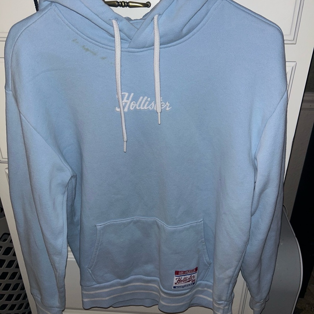 Hollister Blue Pullover Hoodie Sweatshirt